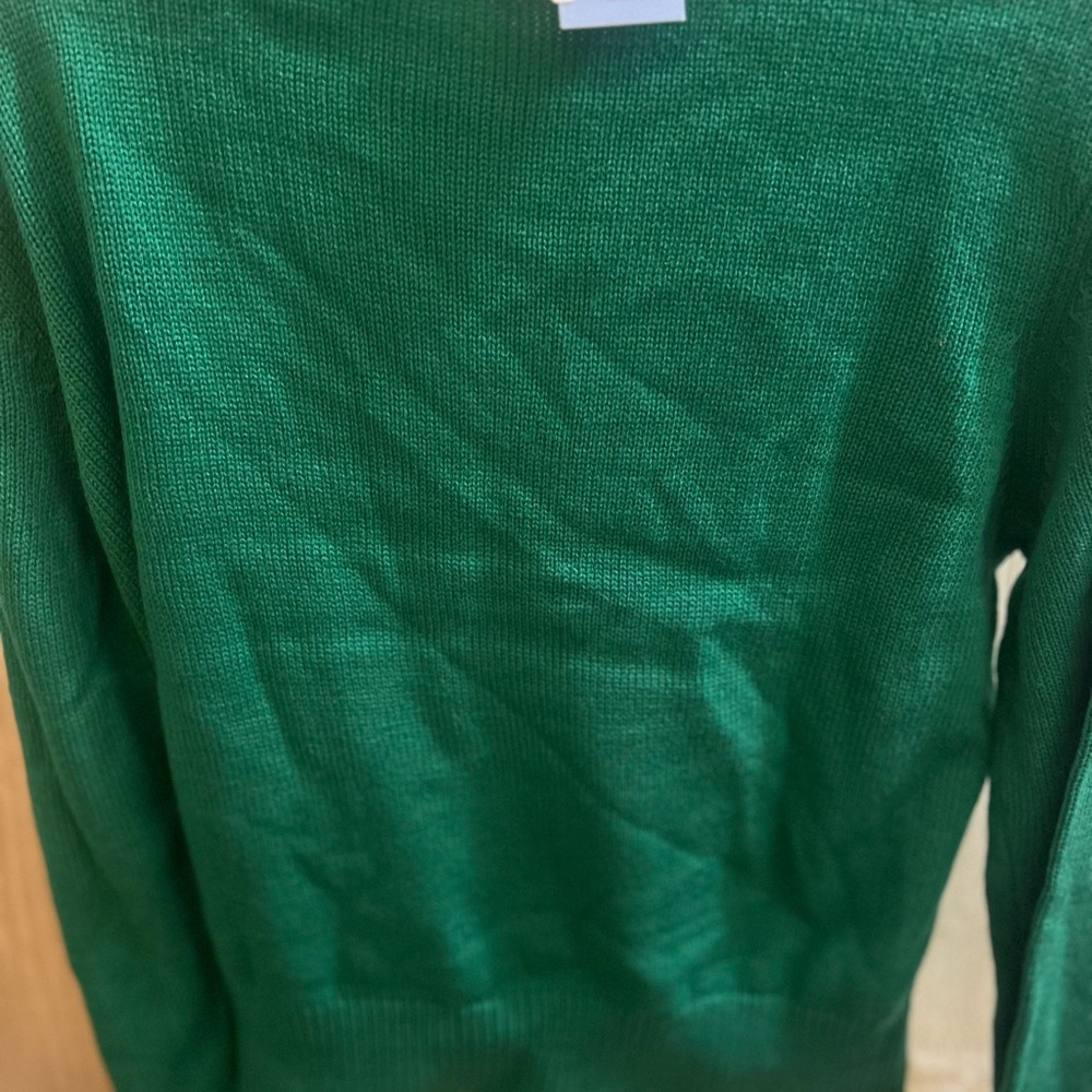 Grayson Threads Green Crew Neck Sweater - Picture 3 of 4